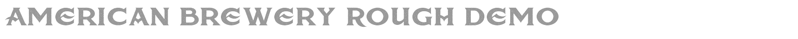 American Brewery Rough font preview